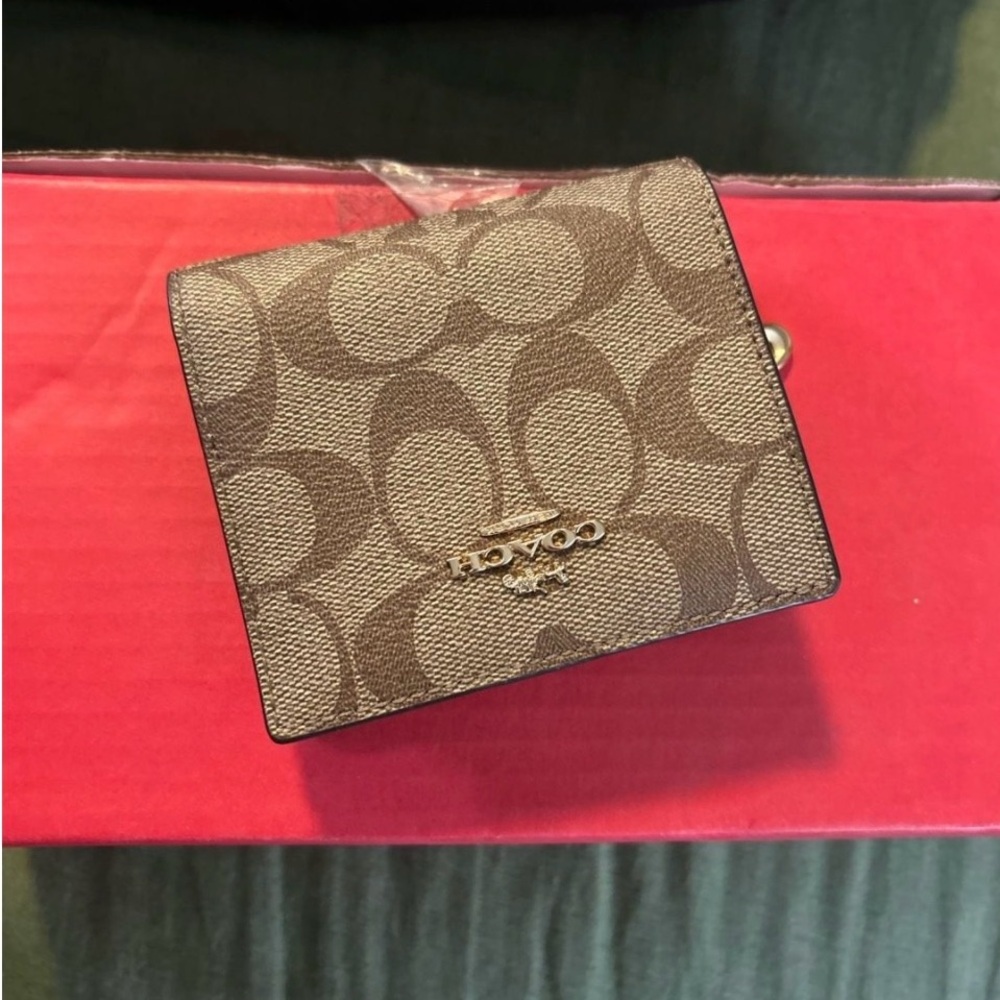 Coach Brown Signature Wallet